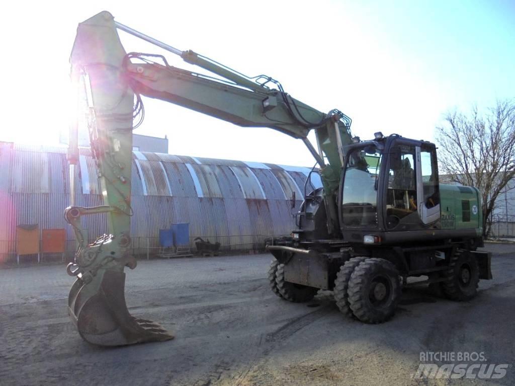 Hitachi ZX 190 W-3 Gravemaskiner på hjul