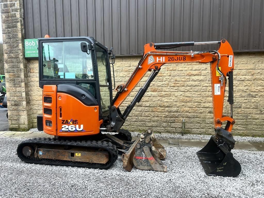 Hitachi ZX26U-6 Minigravemaskiner