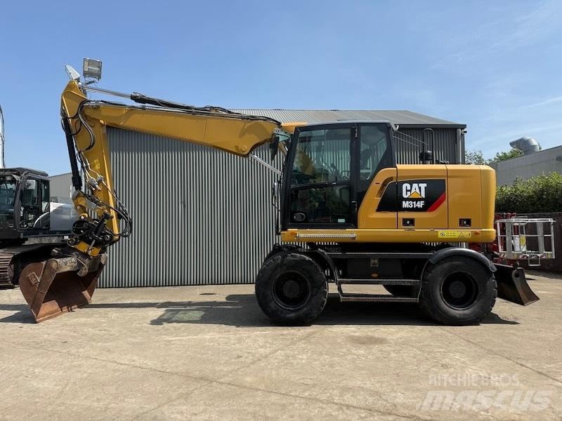 CAT M314F Gravemaskiner på hjul