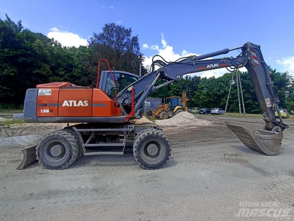 Atlas 150 W Gravemaskiner på hjul