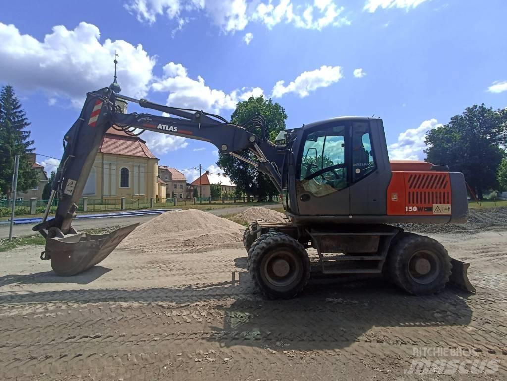 Atlas 150 W Gravemaskiner på hjul