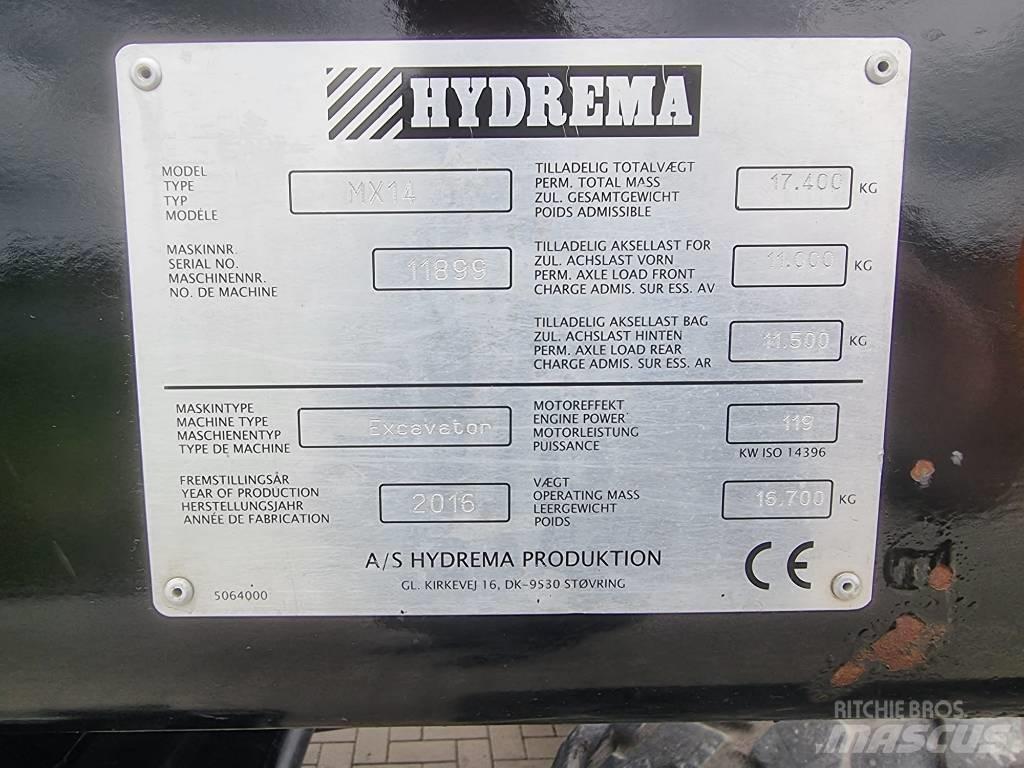 Hydrema MX 14 Gravemaskiner på hjul