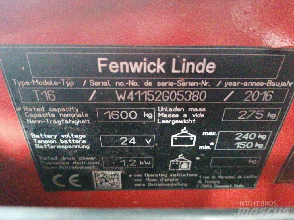 Linde T16 El-palleløftere