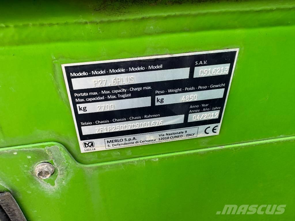 Merlo P27.6 Plus Teleskoplæssere