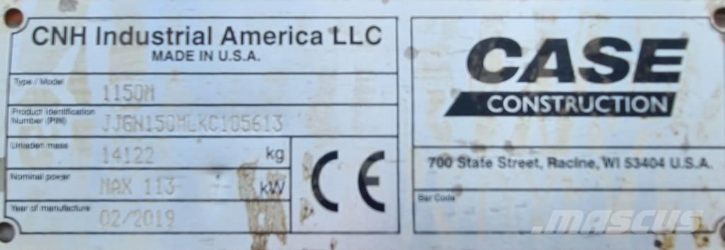 CASE 1150 M Bånd, kæder og understel