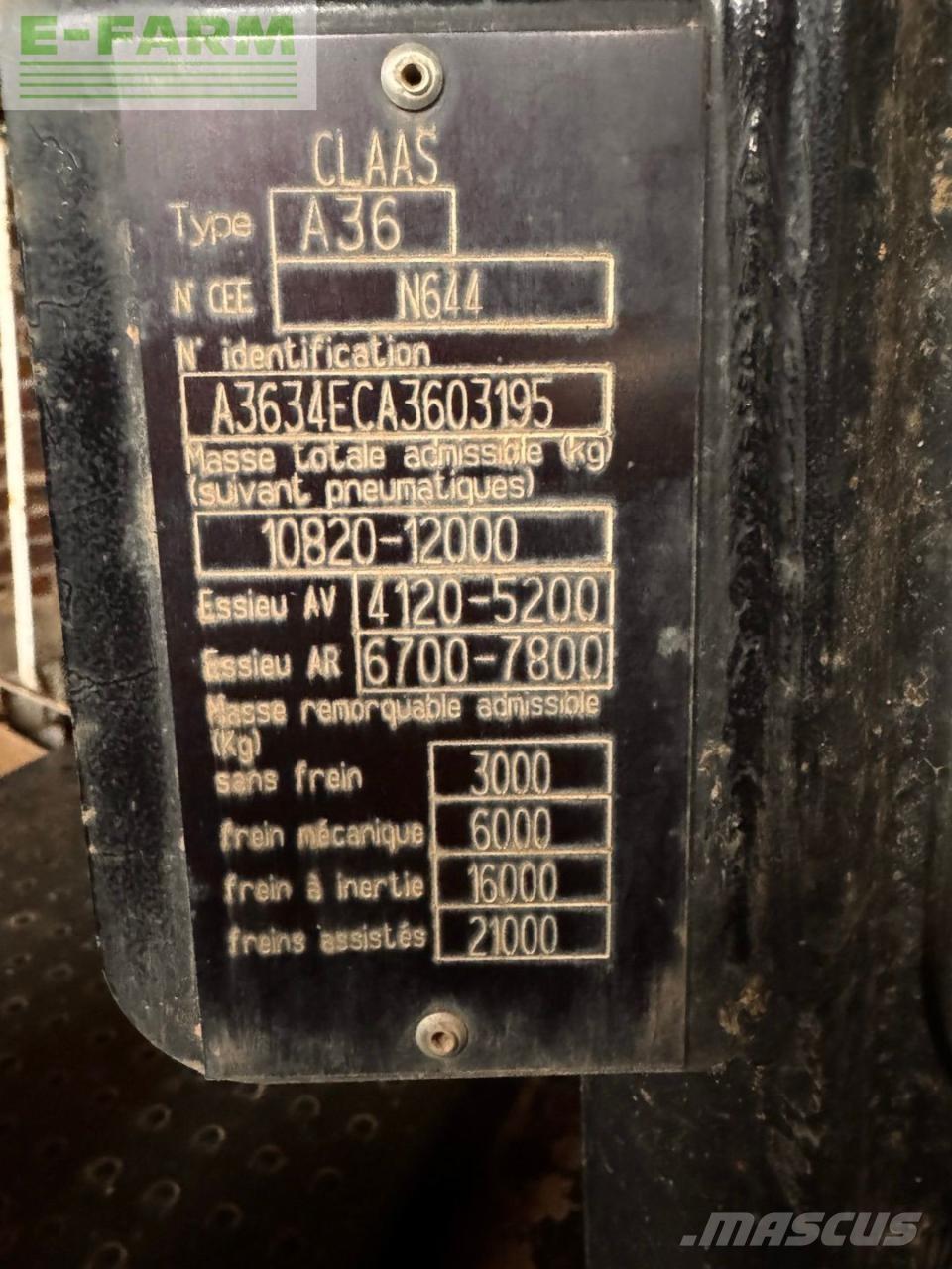 CLAAS ARION 650 Traktorer