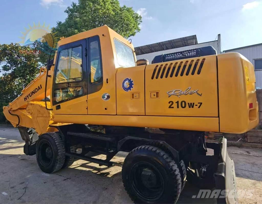 Hyundai R210w-7 Gravemaskiner på hjul