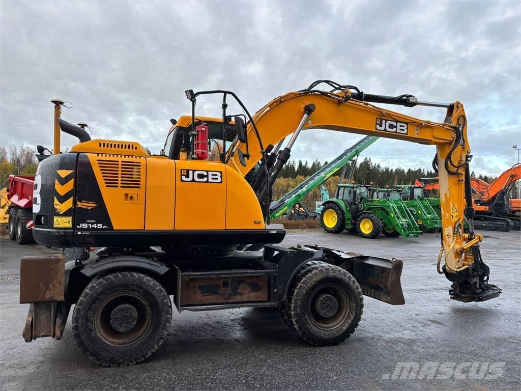 JCB JS145W T4i Gravemaskiner på hjul