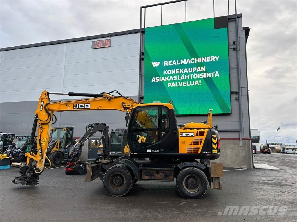 JCB JS145W T4i Gravemaskiner på hjul