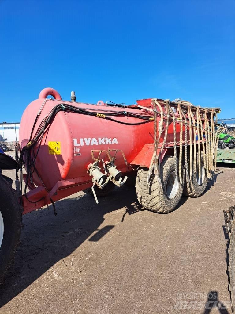 Livakka 14 m3 Gyllevogne/Slamsugere