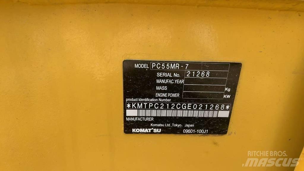 Komatsu PC 55 Gravemaskiner på larvebånd