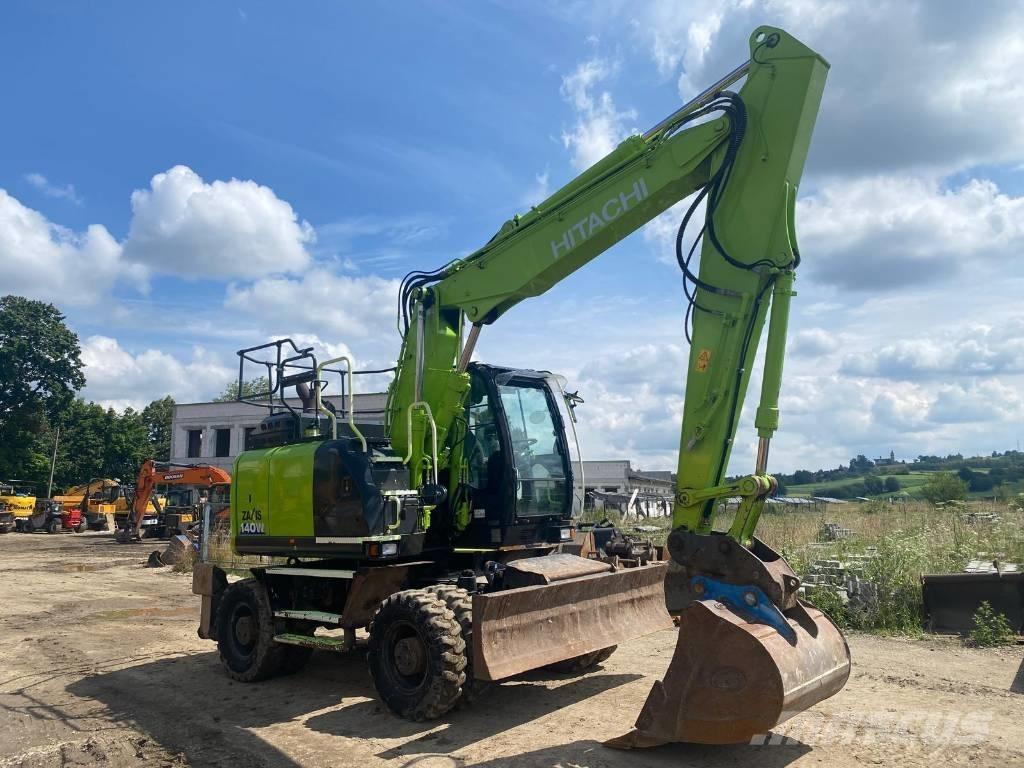 Hitachi ZX 145 W-6 Gravemaskiner på hjul