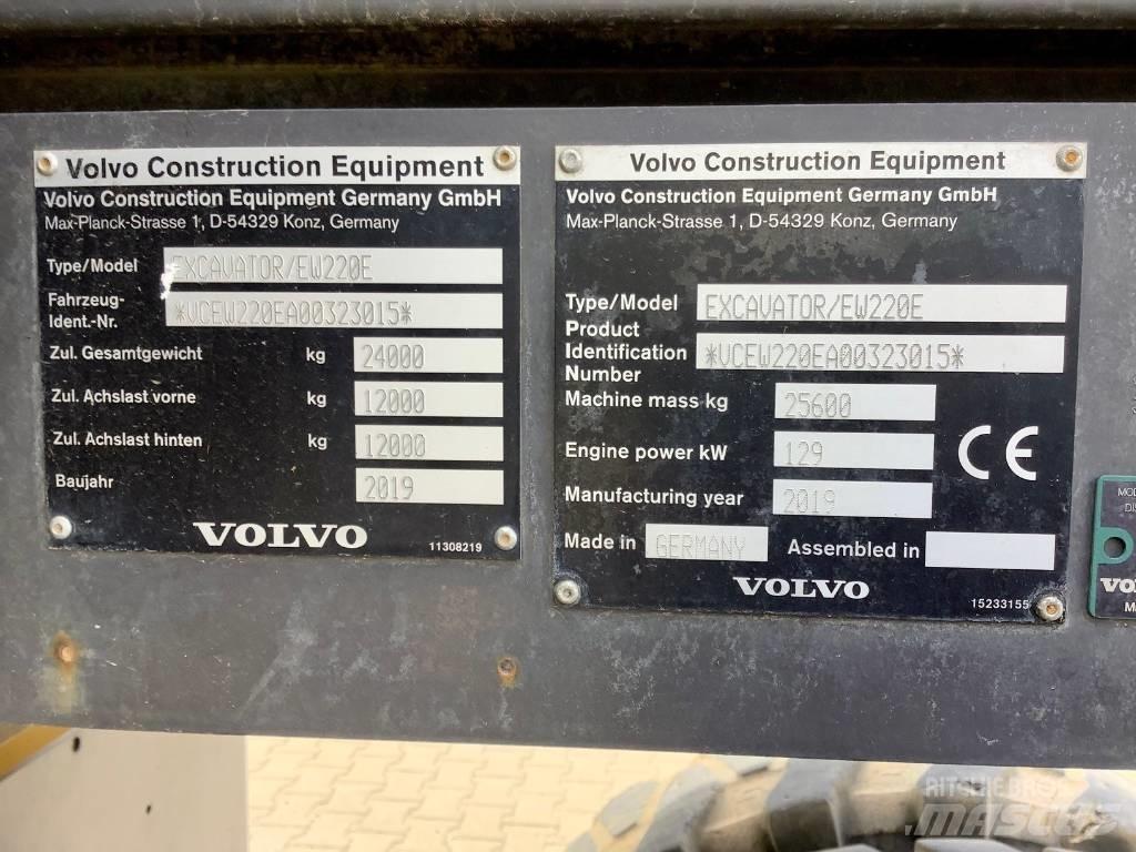 Volvo EW 220 E Gravemaskiner på hjul
