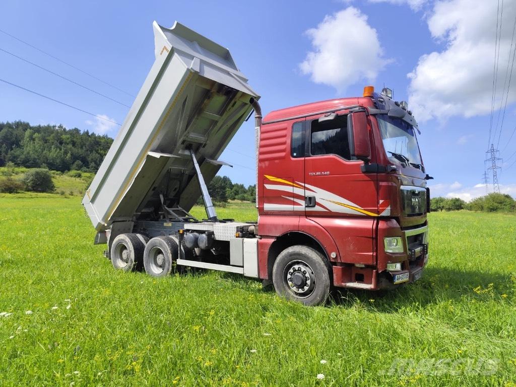 MAN TGX 26.540 Lastbiler med tip