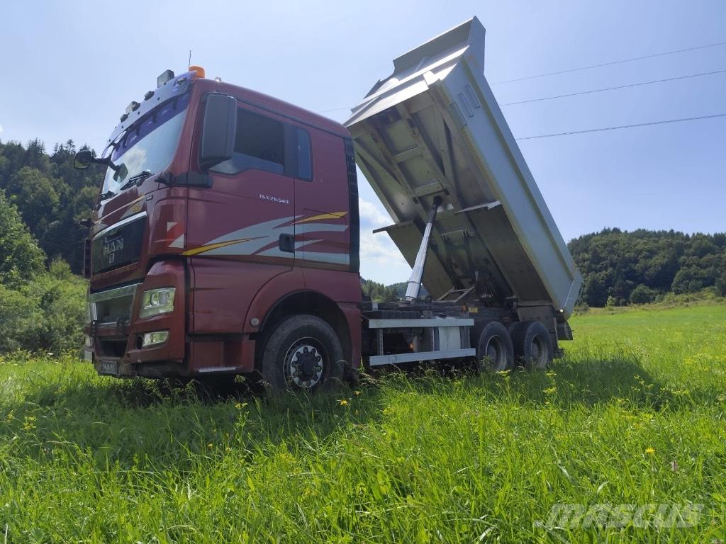 MAN TGX 26.540 Lastbiler med tip