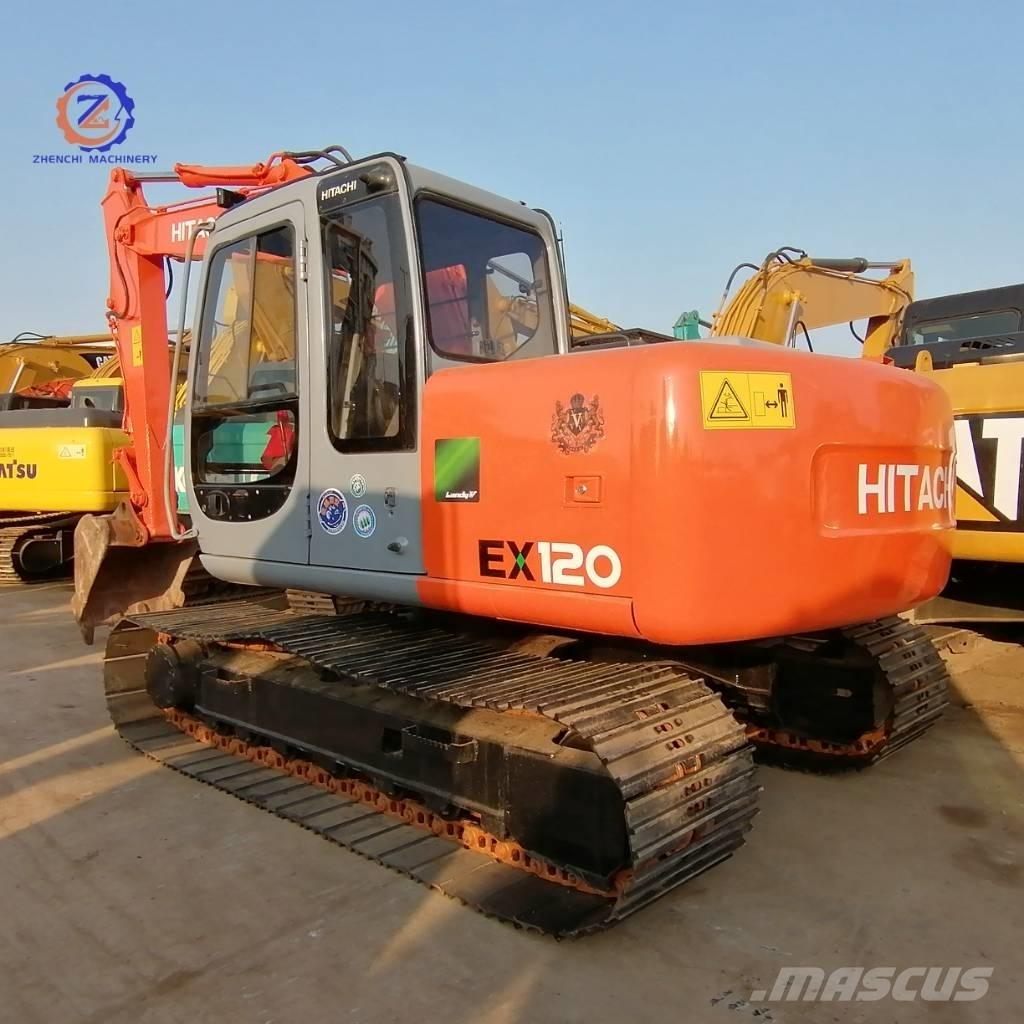 Hitachi EX 120 Gravemaskiner på larvebånd