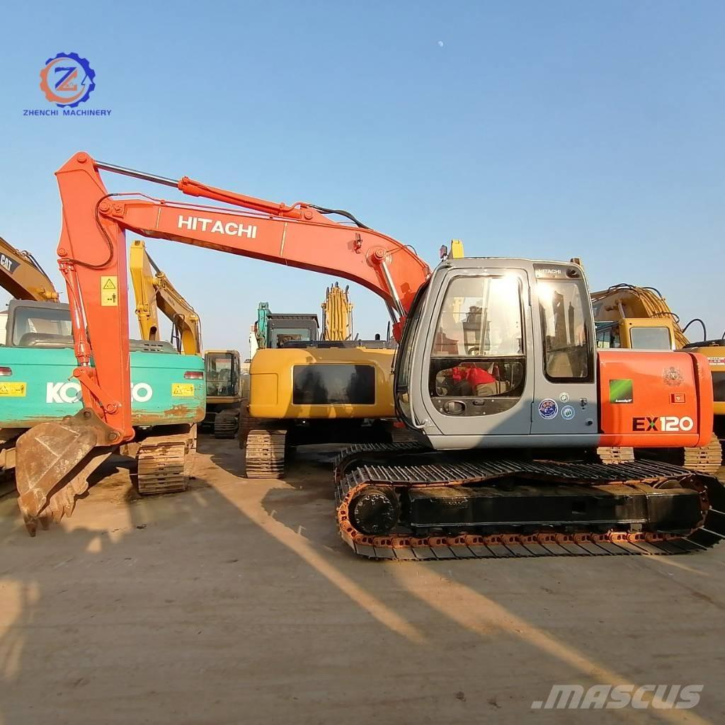 Hitachi EX 120 Gravemaskiner på larvebånd