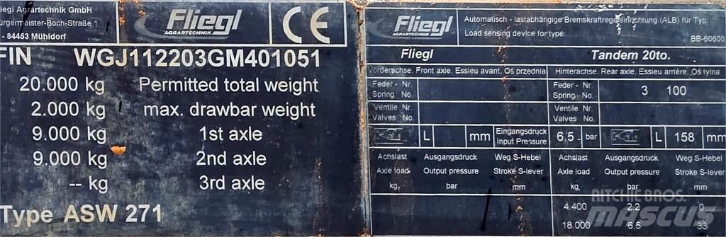 Fliegl Gigant ASW 271 Anhænger med tip