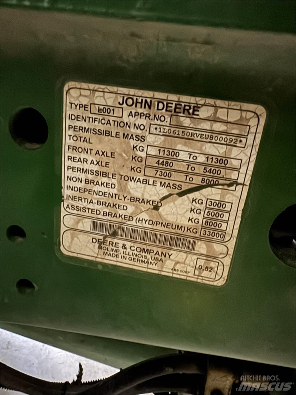 John Deere 6150R Traktorer
