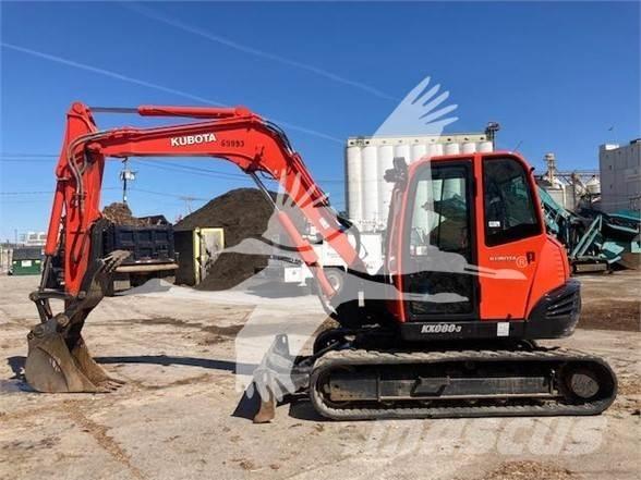 Kubota KX080-3 Gravemaskiner på larvebånd