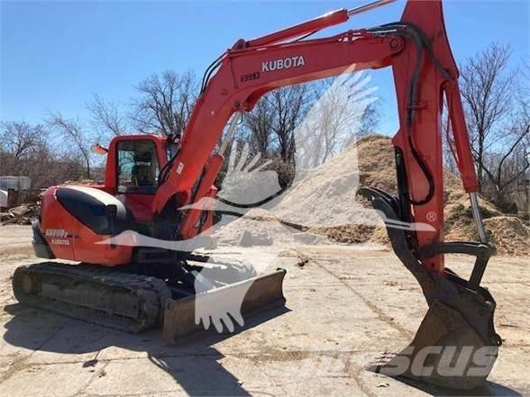 Kubota KX080-3 Gravemaskiner på larvebånd