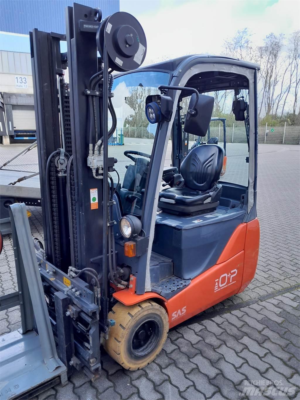 Toyota 8FBEKT18 El gaffeltrucks