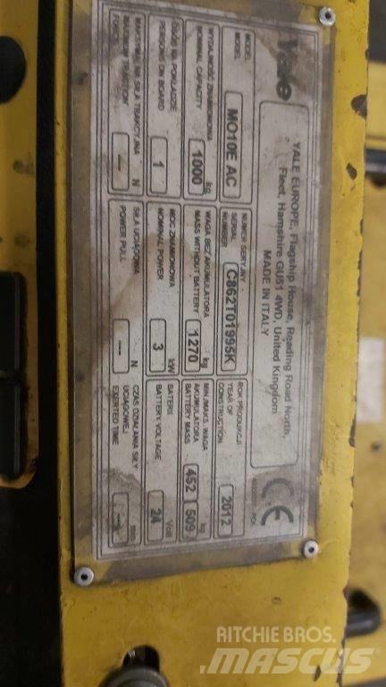 Yale MO10E Plukketruck, lav