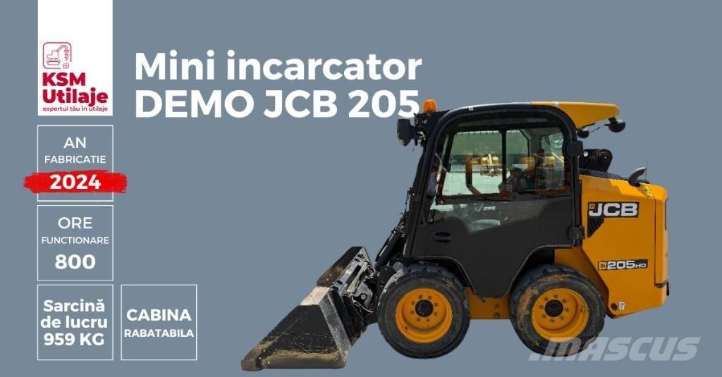 JCB 205 Minilæsser - skridstyret