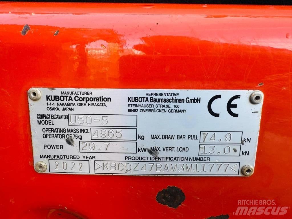 Kubota U50-5 Minigravemaskiner