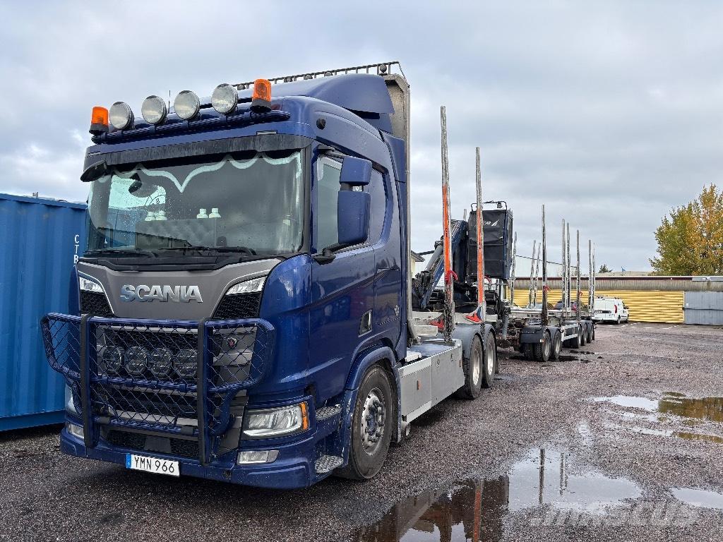 Scania R650B6X4NB Tømmertransport