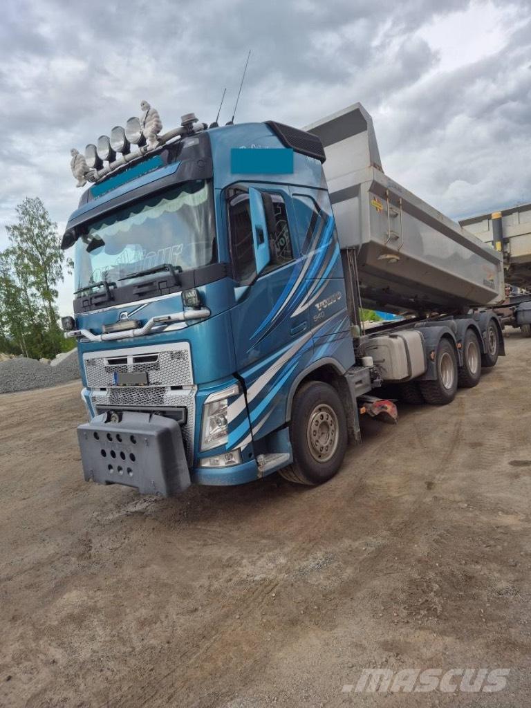 Volvo FH 540 Lastbiler med tip