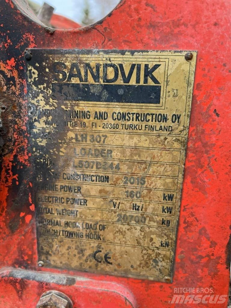 Sandvik LH 307 Undergrundslæssemaskiner