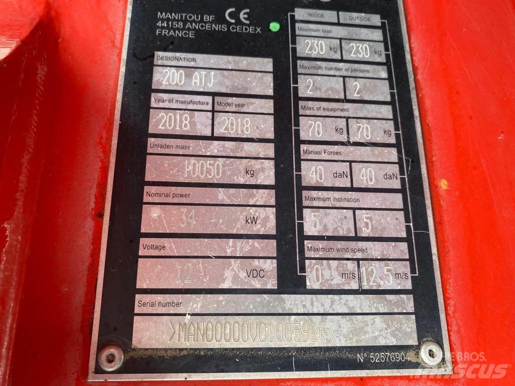 Manitou 200 ATJ Bomlifte med knækarm