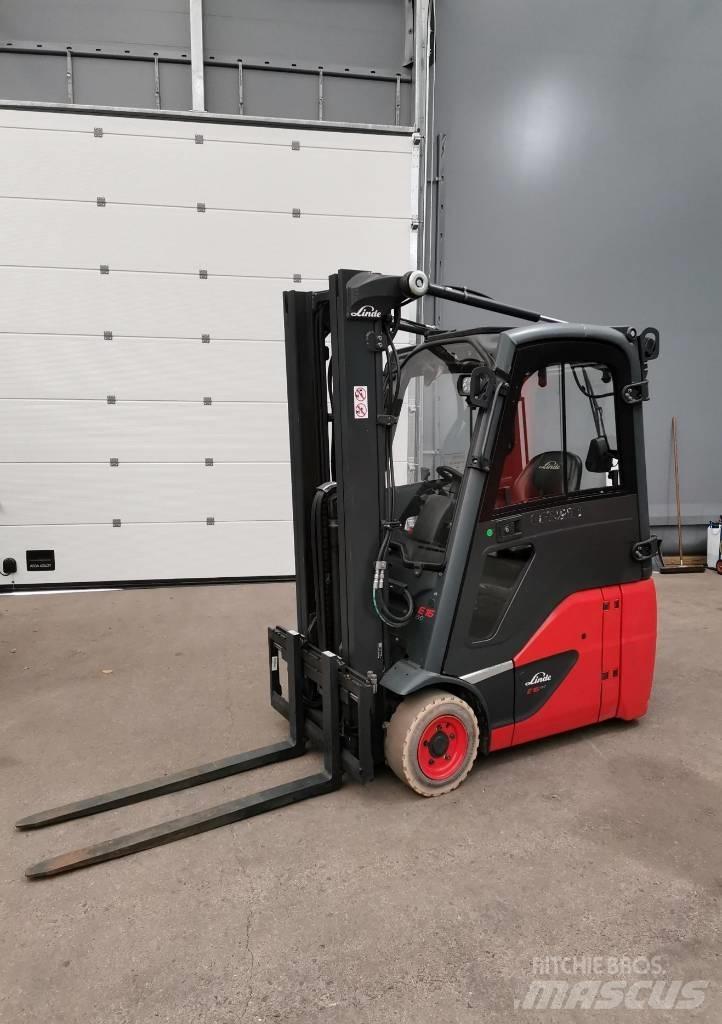 Linde E16C-02 El gaffeltrucks