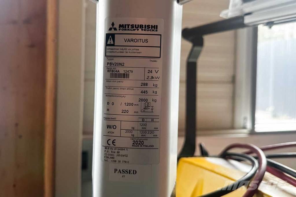 Mitsubishi PBV 20 N2 El-palleløftere med platform