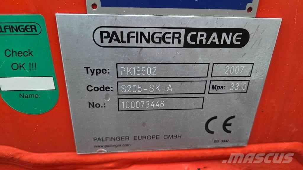 Palfinger PK 16502 Lastbilmonterede kraner