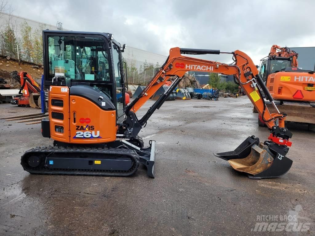 Hitachi ZX 26 U-6 Minigravemaskiner