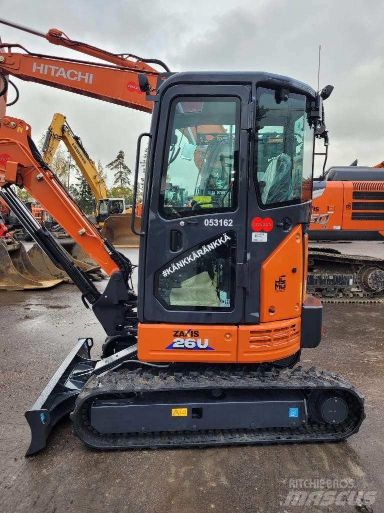 Hitachi ZX 26 U-6 Minigravemaskiner