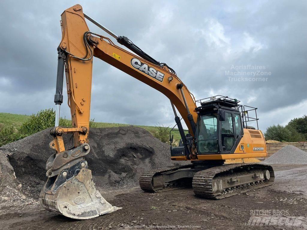 CASE CX 250 D Gravemaskiner på larvebånd