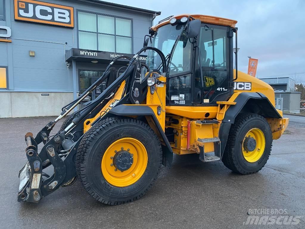 JCB 411 HT T4i Læssemaskiner på hjul