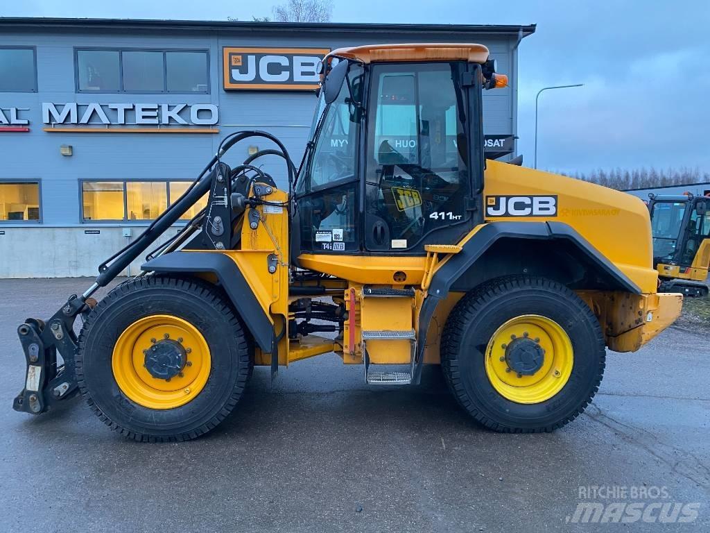 JCB 411 HT T4i Læssemaskiner på hjul
