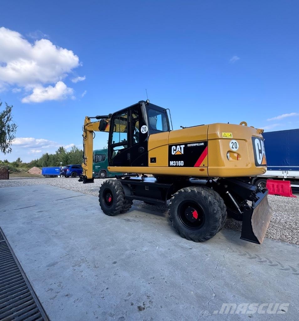 CAT 316 D Gravemaskiner på hjul