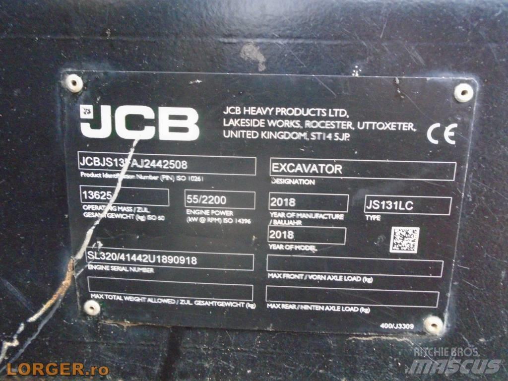 JCB JS 131 LC Gravemaskiner på larvebånd