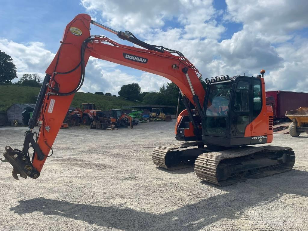 Doosan dx140 lcr-5 Gravemaskiner på larvebånd