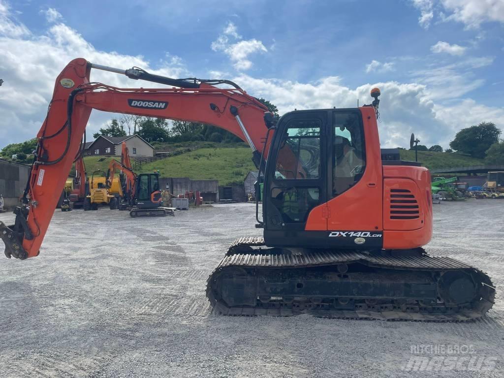 Doosan dx140 lcr-5 Gravemaskiner på larvebånd