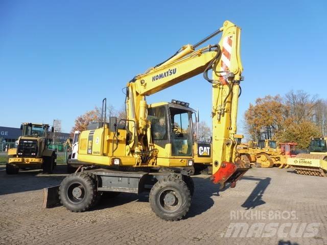 Komatsu PW 140-7 Gravemaskiner på hjul