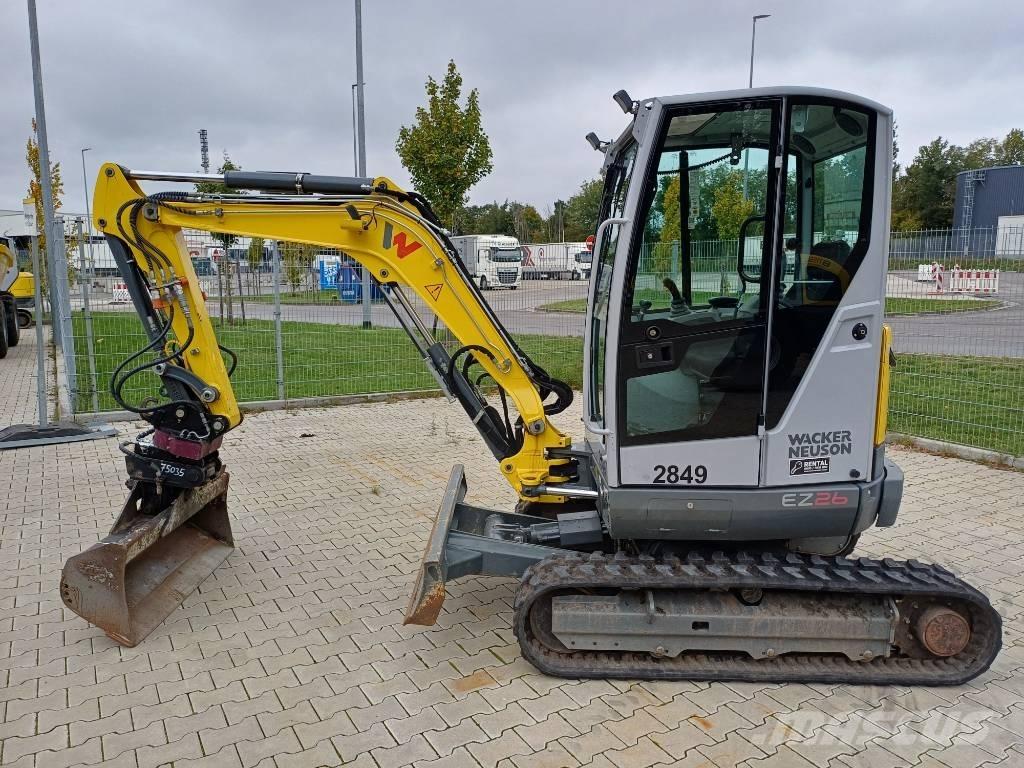 Wacker Neuson EZ26 Gravemaskiner på larvebånd