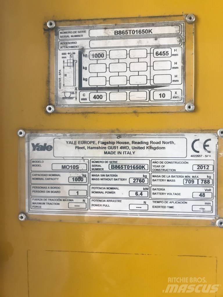 Yale MO10S Plukketruck, høj