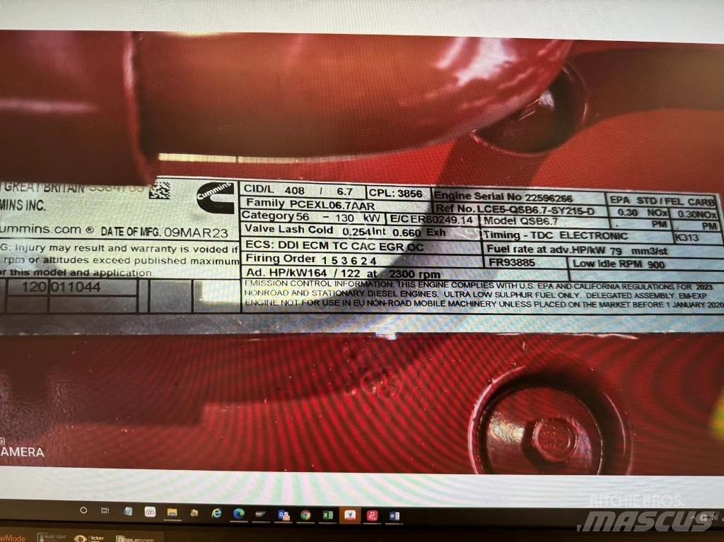 Cummins QSB6.7C-T4 Entreprenør - Andet