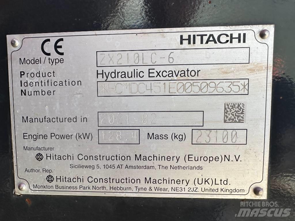 Hitachi ZX 210 LC-6 Gravemaskiner på larvebånd